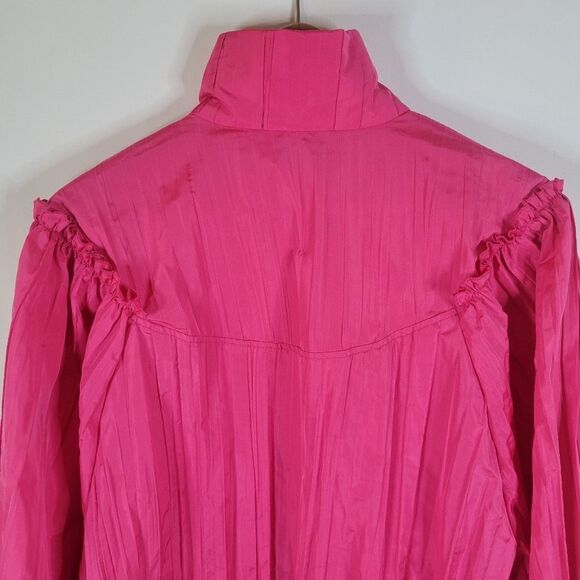 Retro Vibrant Pink Cropped Jacket - Picture 5 of 12